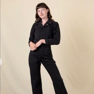 SOLD!! Big Bud Press Long Sleeve Jumpsuit Black XL